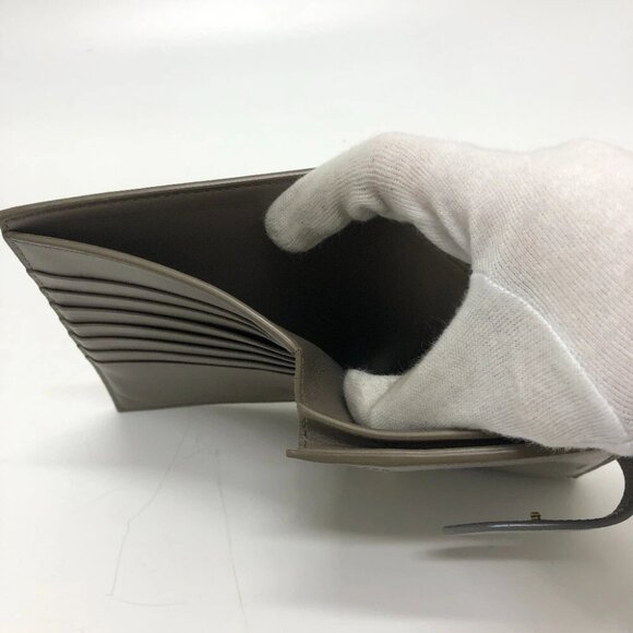 CELINE 10B643BRU Bicolor Medium Strap Compact Wallet Folded wallet - Picture 9 of 14